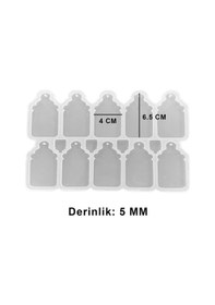 Resim Tahtakale Toptancı Epoksi Silikon Kalıp Bebek Biberonu Anahtarlık Kalıbı 10 Lu 