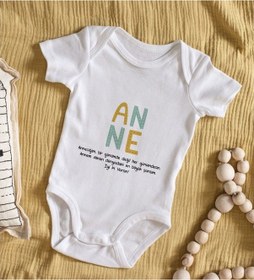 Resim Bitmeyenkartus Bk Kids Anne Tasarımlı Bebek Body Zıbın - Model 2 Çok Renkli 