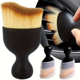 Resim 1 Adet Premium Araç Detay Fırçası - Ultra Yumuşak Kıllar, Kompakt ve Çok Amaçlı İç Temizlik Aracı, Derin Bölgelere Ulaşım için Hassas Bakım Aksesuarı, Babalar Günü, Yaz Partileri & Doğum Günleri için Mükemmel Hediye (11 Kullanım Alanı) 