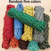 Resim 5 adet Renkli Naylon Halat - 5m Uzun, Matkap Gerektirmeyen, Çeşitli Kullanımlar İçin Asma Dizisi, Ev ve Dış Mekan Aktiviteleri İçin Dayanıklı, Ev ve Dış Mekan Aktiviteleri İçin Dayanıklı, Çamaşır Asma Dizisi|Dekoratif Halat|Dayanıklı Halat, Çamaşır Dizileri 