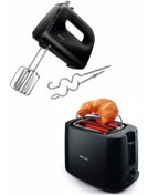 Resim Philips HR3705/10 El Mikseri ve HD2581/90 Ekmek Kızartma Makinesi Seti 