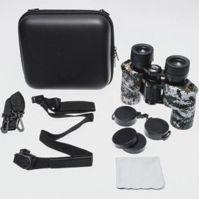 Resim Büro Ev Ofis Kamp Keyfi Için 137-1000mt 7x30 Kamuflaj Sızdırmaz El Dürbünü-2191 Kahverengi - Siyah 