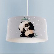 Resim BAMBAŞKA MODA BEBEK VE ÇOCUK ODASI Sevimli Panda Desenli Avize 