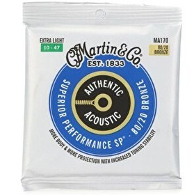 Resim Martin & Co MA170 Akustik Gitar Teli Extra Light 10-47 