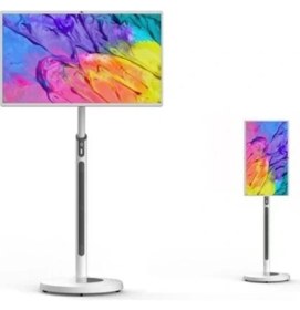 Resim Tiwox NST250604001 32 Inch 1920X1080 8G+128G Taşinabilir Dokunmatik Android Monitor Beyaz 