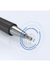 Resim Honor Pad X7 8.7 İle Uyumlu Çift Uçlu Hassas Dokunmatik Stylus Kalem Gecikmesiz Çoklu Uyum Siyah 