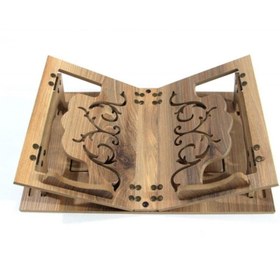 Resim Genel Markalar Katlanabilir Masaüstü Ahşap Rahle Kelebek Rahle Kitap Okuma Standı 