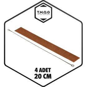 Resim Esmo Home Yedek Tel + Teflon Poşet Ağzı Yapıştırma Kapatma Makinesi Için 4'er Adet (20CM) 
