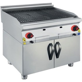 Resim Karacasan Endüstriyel 900 Seri Dolaplı 80 Cm Lpg Tüplü Lavataş Döküm Izgara Krcs.eızdldgl.890 