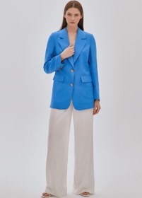 Resim Cepli Keten Ceket SAKS - 38 / Saks 