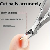 Resim Ultra-Sharp 4CR13 Toz Kalıp Tırnak Makasları Kalın ve İçe Girmiş Tırnaklar İçin - Uzatılmış Keskin Kenarlar ve Konveks Bıçak ile Ergonomik Tasarım, Hassas Kesim için Dayanıklı Paslanmaz Çelik Ayak Bakım Aracı, Pedikür Ekipmanı, Kalın Tırnaklar İçin Tırnak Makasları, Pedikür Ekipmanı, Şık Metalik Kaplama, Yüksek Kaliteli Yapı 