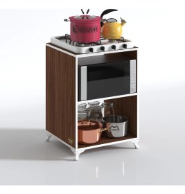 Resim Kenzlife ocak dolabı iclal cvz 85*60*57 mutfak klasik setüstü ocak için modül 