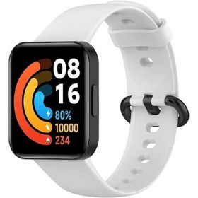 Resim Teknodur Xiaomi Redmi Watch 2 Lite Uyumlu Klasik Kordon-beyaz 