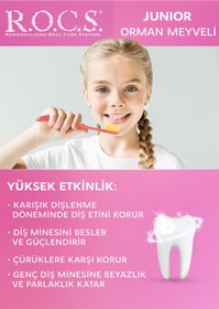 Resim R.O.C.S. Rocs Junior 6-12 Orman Meyveli Özlü Diş Macunu 74 gr 