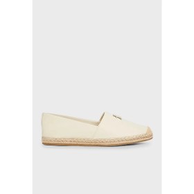 Resim Tommy Hilfiger % 100 Deri Yuvarlak Burun Espadril Bayan Espadril FW0FW08540 Acj 