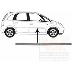Resim BSG Opel Meriva 2003 Kapı Bandı Ön Sağ Astarlı (Oem NO:5171182) 