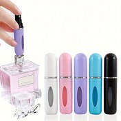 Resim 1 Adet/2 Adet/5 Adet Taşınabilir Doldurulabilir Parfüm Şişesi, Plastik Mini Atomizer Sprey, Altından Doldurma Cep Parfüm Dispenseri, Kızlar Kadınlar Anne için Hediye 