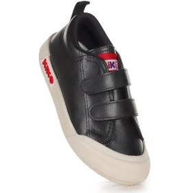 Resim Kiko Kids Suba Cırtlı Termo Taban Erkek Bebek Günlük Spor Ayakkabı Siyah Siyah 