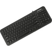 Resim Divipard Ultra-İnce Sessiz Multimedya Ofis Kablolu Klavye 