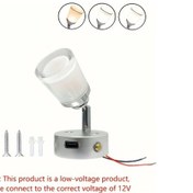 Resim Boatshop1 Myrc 3w Gumus Dokunmatik Kontrollu Led Okuma Lambasi 3 Renk Ayarlanabilir Usb Aydinlatma 1 Adet 