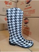 Resim Emek Feliçita_zenne_yağmur_çizme Uzun_beyaz_siyah 33cm 