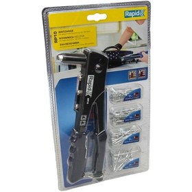 Resim Rapid Rp10 El Perçin Tabancası & 100 Parça Perçin Seti 