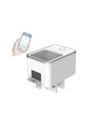Resim Wifi Intelligent Timing Automatic Feeder Aquarium Goldfish Feeder 100ml Large Capacity Fish Feeder Mobilephone App Control 