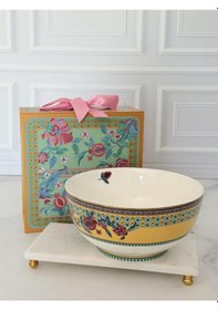Resim Porselen Salata Kasesi 20cm Life Pembe 