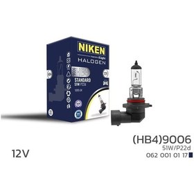 Resim Niken 12v 9006 Hb4 51w Halojen Ampul P22d - Ekolmaks 