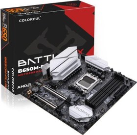 Resim Colorful BATTLE-AX B650M-PLUS V14 DDR5 7600MHz mATX AM5 Gaming (Oyuncu) Anakart 