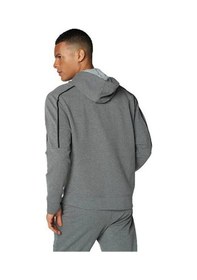 Resim Hummel Erkek Eşofman Üst Mese Zıp Jacket 922104 Antrasit Melanj 