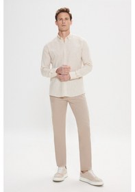 Resim Ac&Co / Altınyıldız Classics Erkek Gömlek (476750061) Krem 