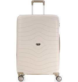 Resim Ççs 5242 Polipropilen Körüklü Orta Boy Valiz-beyaz Beyaz 