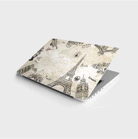 Resim Laptop Sticker Notebook Pc Kaplama Etiketi World Paris 