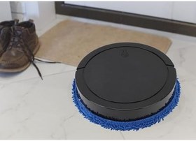 Resim Düşük Gürültülü Islak Mop Robot Temizleyici, Akıllı Navigasyon Sistemi, Ev Kullanımı İçin Islak Ve Kuru Temizleme (BLACK) 