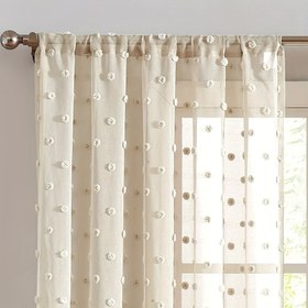 Resim 1 Adet Şeffaf ve Hafif 3D Kadife Küçük Toplu Yatak Odası Perdesi, Sıcak ve Romantik Oturma Odası İçin Uygun 
