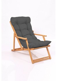 Resim Meya Dekor Simona Şezlong Konforlu, Tv, Okuma, Ps4,ps5,xbox Oyun - Oyuncu Koltuğu- Antrasit 