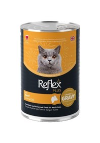 Resim Reflex Plus Karışıkyetişkin Kedi Konservesi 400 Gr 20 Adet 