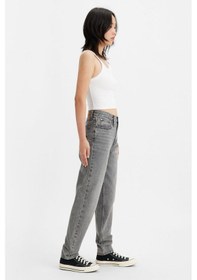 Resim Levi's Kadın 80's Mom Jeans Gri Yüksek Bel Pantolon - A9385-0004-2669 Gri 