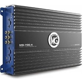 Resim Mg-Audıo Mg 700.4 3200 Watt Amplifikatör 70Wx4Ch Bass Kontrol 