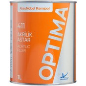 Resim Optima Akzonobel Kemipol Optima 411 Akrilik Astar 1 Litre 