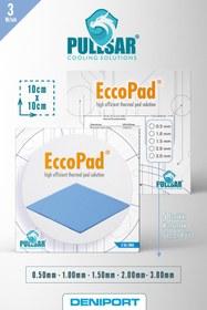 Resim Pullsar Eccopad - 100x100 MM - 3,00 MM - 3 W/m-K Iletkenlik Ile Güç Ve Verimlilik 