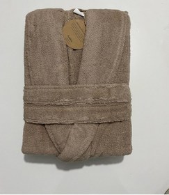 Resim Özdilek Casual Şalyaka Bornoz Bej Xl Bej 