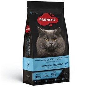 Resim Paunchy Somonlu ve Hamsili Kedi Maması 15 Kg 