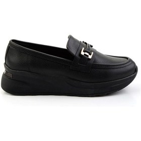 Resim Bambi Siyah Kadın Loafer Ayakkabı K01179769709 Siyah 