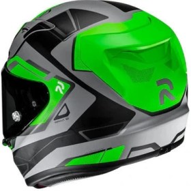 Resim Hjc RPHA12 Brels MC4HSF Kapalı Motosiklet Kaskı Gri Yeşil 