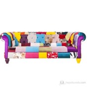 Resim 3A Mobilya Gökkuşağı Patchwork Chester Kanepe 