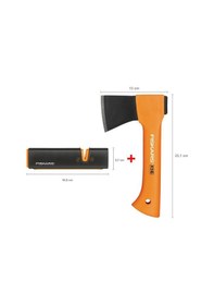 Resim Fiskars Parçalama Baltası Xxs-x5 + Balta Ve Bıçak Bileyici 