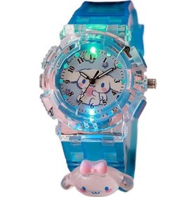 Resim Agoodshop Çocuk Saatleri Çizgi Film Sanrio Kurume Işıklı Saat Kız Modelleri Ilk Ve Ortaokul Öğrencileri Bej 