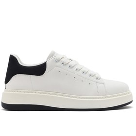 Resim Derimod Erkek Beyaz Bağcıklı Deri Sneaker 25SFD691818 